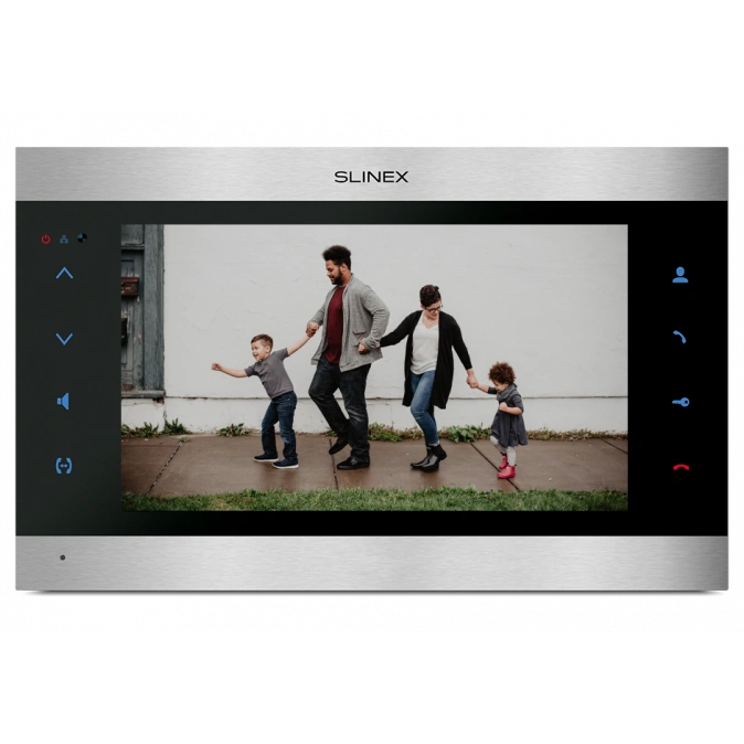 Видеодомофон 10” Slinex SL-10N Cloud (Silver+Black) с Wi-Fi, детектором движения и записью видео